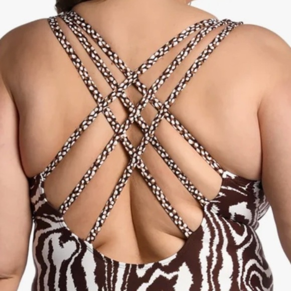 NWT  La Blanca Woman’s Zebra Print One-Piece Swimsuit retail $130 - Picture 6 of 11